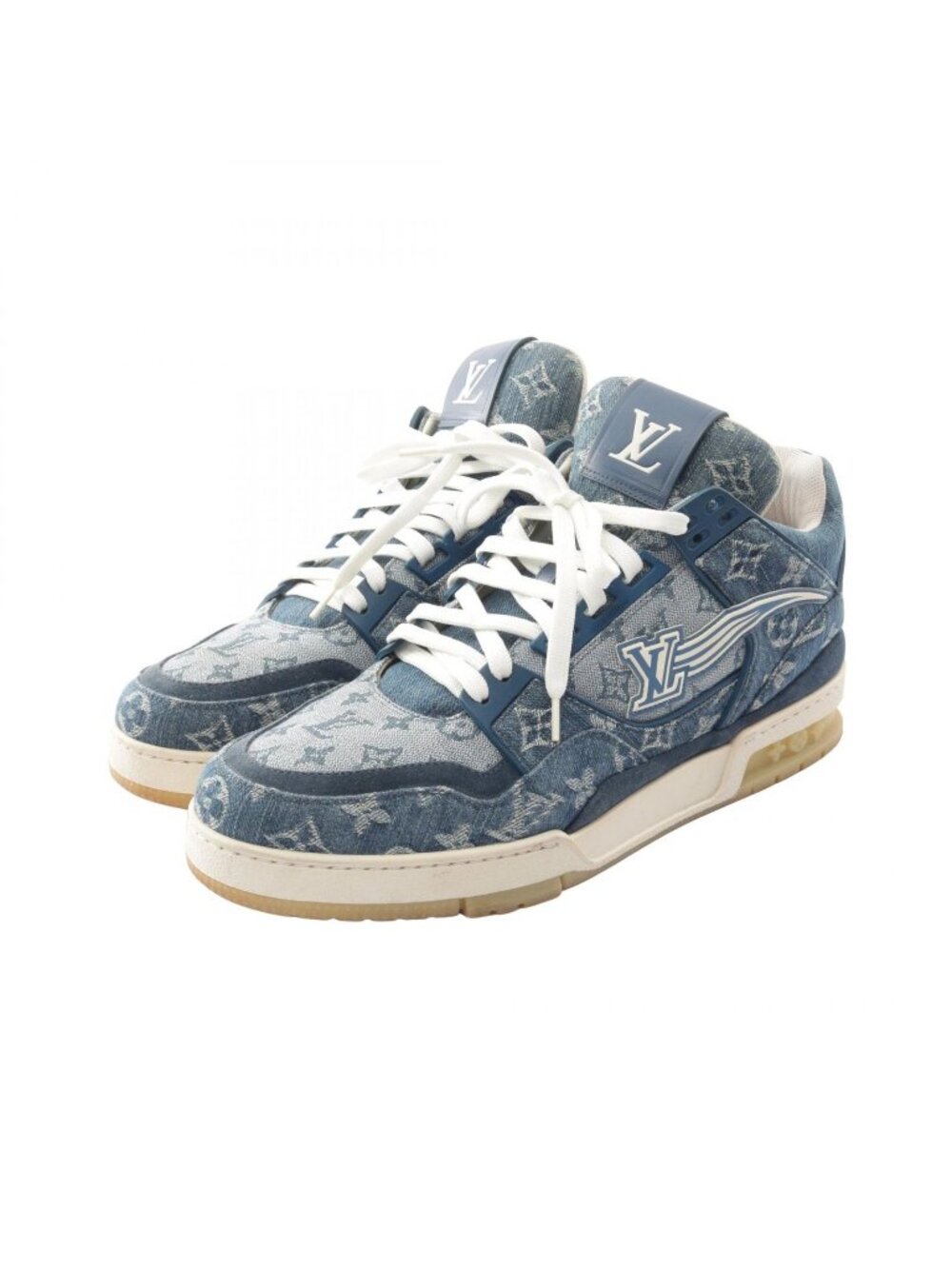 Louis Vuitton Sneakers Trainer Line Monogram Denim